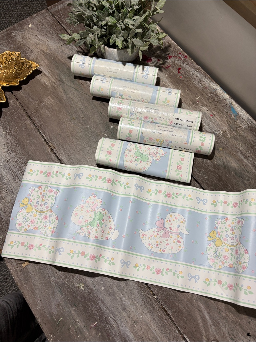 vintage Judi's Originals wallpaper border - Nursery- Bonjour Bebe